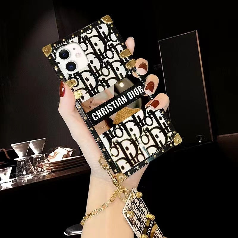 Dior Phone Case with Chain