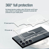 Samsung Galaxy S23 Ultra Cover Non Yellow Transparent Nillkin TPU PRO Magnetic Case