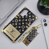 iPhone 16 Series Luxury Branded Trunk Phone Case With Chain