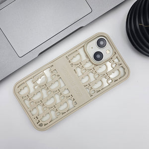 iPhone Luxury Brand CD Letter Hollo Case Cover