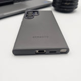 Samsung Galaxy S22 Ultra PU Leather Case Minimalistic Design