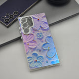 Samsung Galaxy S25 Ultra 3D Floral Painting Shimmer Case