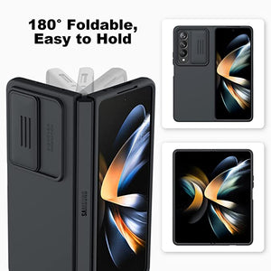 Nillkin Samsung Galaxy Z Fold 3 Camshiled Camera Protection Silicone Case Black Clearance Sale