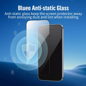 iPhone 16 Series Anti Static Dustproof HD Clear Tempered Glass