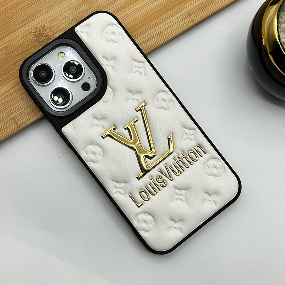 LOUIS VUITTON LV LOGO GRAY iPhone 12 Pro Case Cover