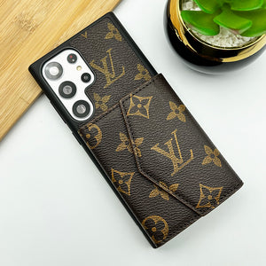 Louis Vuitton Thin Leather Case for Samsung Galaxy S23, S23 Plus