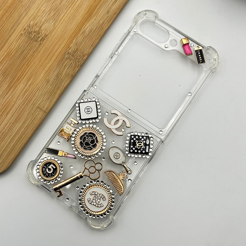 IPHONE CC MAKE UP DIAMOND TPU TRANSPARENT CASE COVER