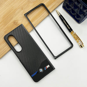 Samsung Galaxy Z Fold 4 BMW M Performance Logo Carbon Design Case Cover