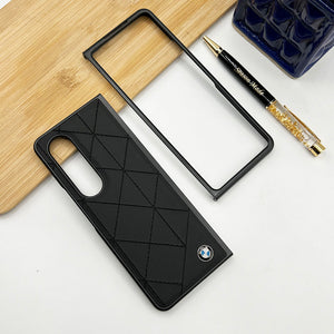 Samsung Galaxy Z Fold 3 BMW Sports Car Logo Cover Case Black