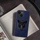 iPhone 14 Pro Luxury Santa Barbara Leather Savana Panther Case Clearance Sale