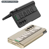 Samsung Galaxy Z Fold 4 Kicktand Wristband Case Pen Holder & Front Screen Guard Clearance Sale