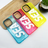 iPhone Neon Sea Edition Silicone Magsafe Case Cover Clearance Sale