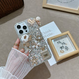 iPhone 15 Perfume Floral Diamond Shimmer Case Cover Clearance Sale