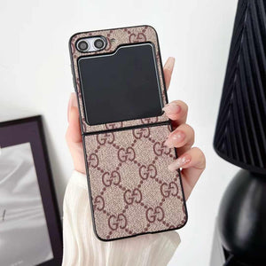 Samsung Galaxy Z Flip 6 Luxury GG Leather Case