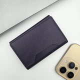 Trifold Magnetic Magsafe Vegan Leather Wallet Cardholder For iPhone & Samsung