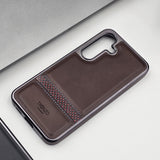 Samsung Galaxy S24 FE PU Leather Stripe Texture Case