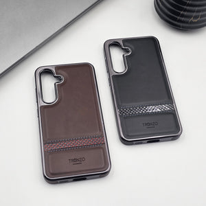 Samsung Galaxy S24 PU Leather Stripe Texture Case