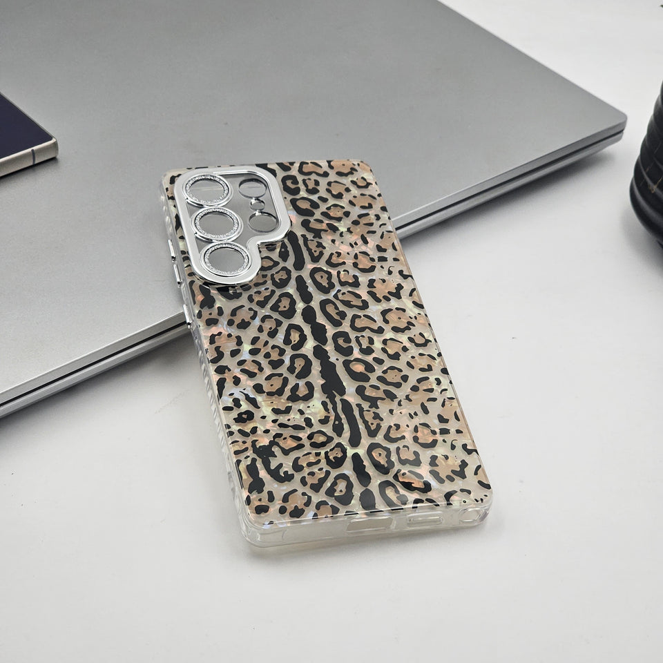 Samsung Galaxy S25 Ultra 3D Print Leopard Pattern Case