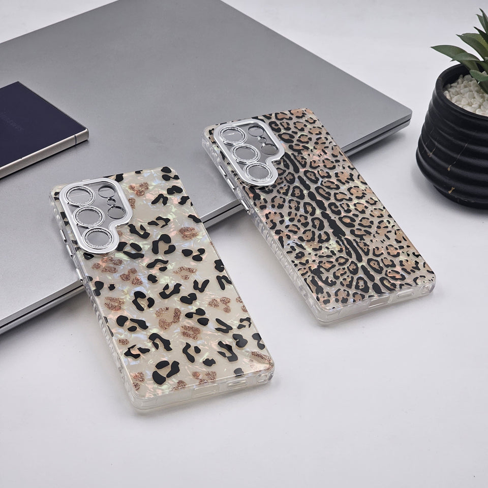 Samsung Galaxy S25 Ultra 3D Print Leopard Pattern Case