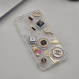 Samsung Galaxy S25 CC Make Up Diamond TPU Transparent Case Cover