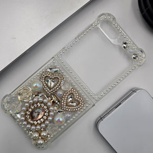 Samsung Galaxy Z Flip 6 Queen Perfume Bottle Rhinestone Diamond Case