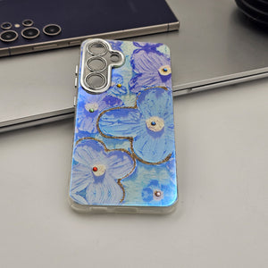 Samsung Galaxy S24 3D Floral Painting Shimmer Case