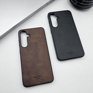 Samsung Galaxy S25 PU Leather Ultra Slim Leather Thin Case