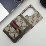 Samsung Galaxy S25 Ultra Luxury Brand GG Wallet Case With Sling