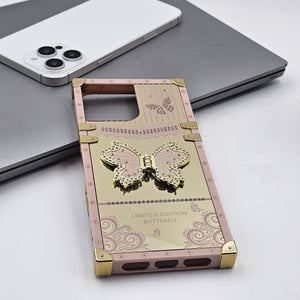 iPhone Butterfly Diamond Shimmer Design Trunk Case