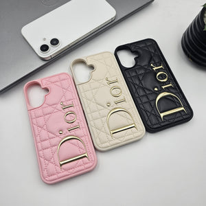 iPhone 16 Series Luxury Brand Puffer Case