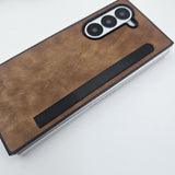 Samsung Galaxy Z Fold 6 Texture Leather Case Minimalistic Design