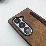 Samsung Galaxy Z Fold 6 Texture Leather Case Minimalistic Design