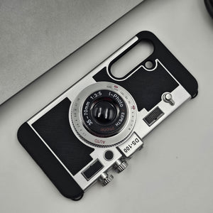 Samsung Galaxy S25 3D Retro Vintage Camera Case Cover