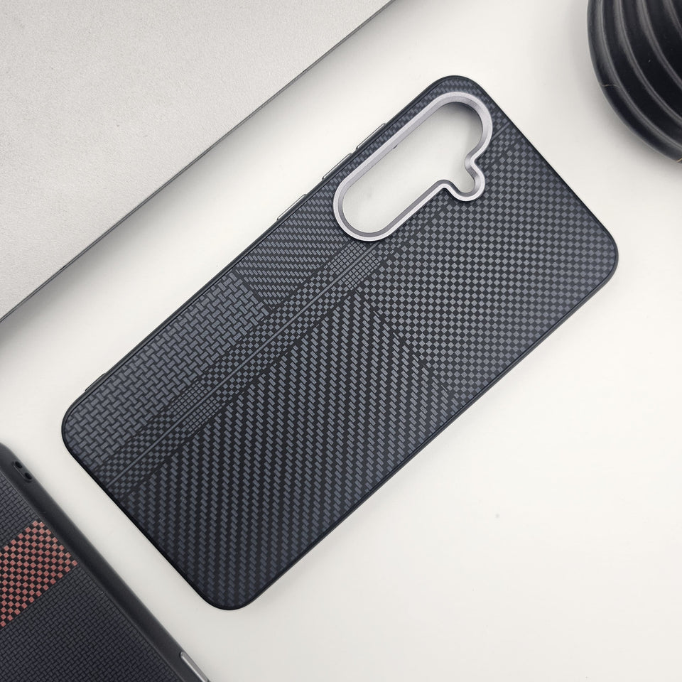 Samsung Galaxy S24 FE Carbon Fibre Pattern Slim Case