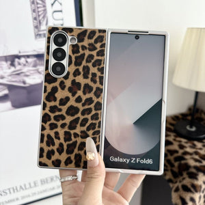 Samsung Galaxy Z Fold 6 Leopard Print Design Case