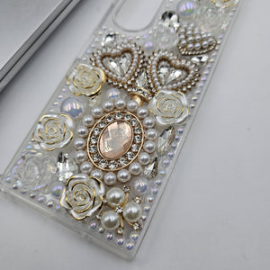 Samsung Galaxy Z Fold 6 Queen Perfume Bottle Rhinestone Diamond Case