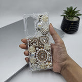 Samsung Galaxy Z Fold 6 Queen Perfume Bottle Rhinestone Diamond Case