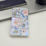 Samsung Galaxy S25 Ultra 3D Floral Painting Shimmer Case