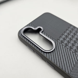 Samsung Galaxy S24 Carbon Fibre Pattern Slim Case