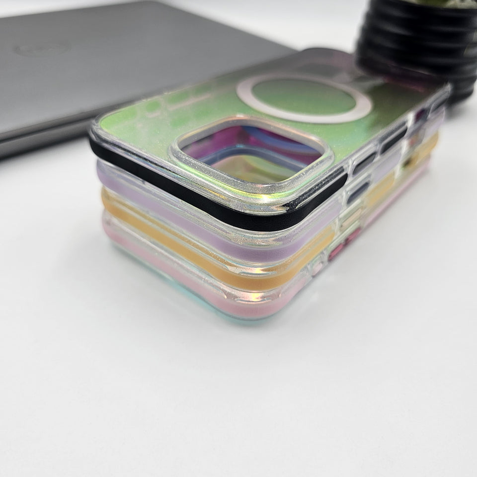 iPhone 16 Series Iridescent Translucent Magsafe Case