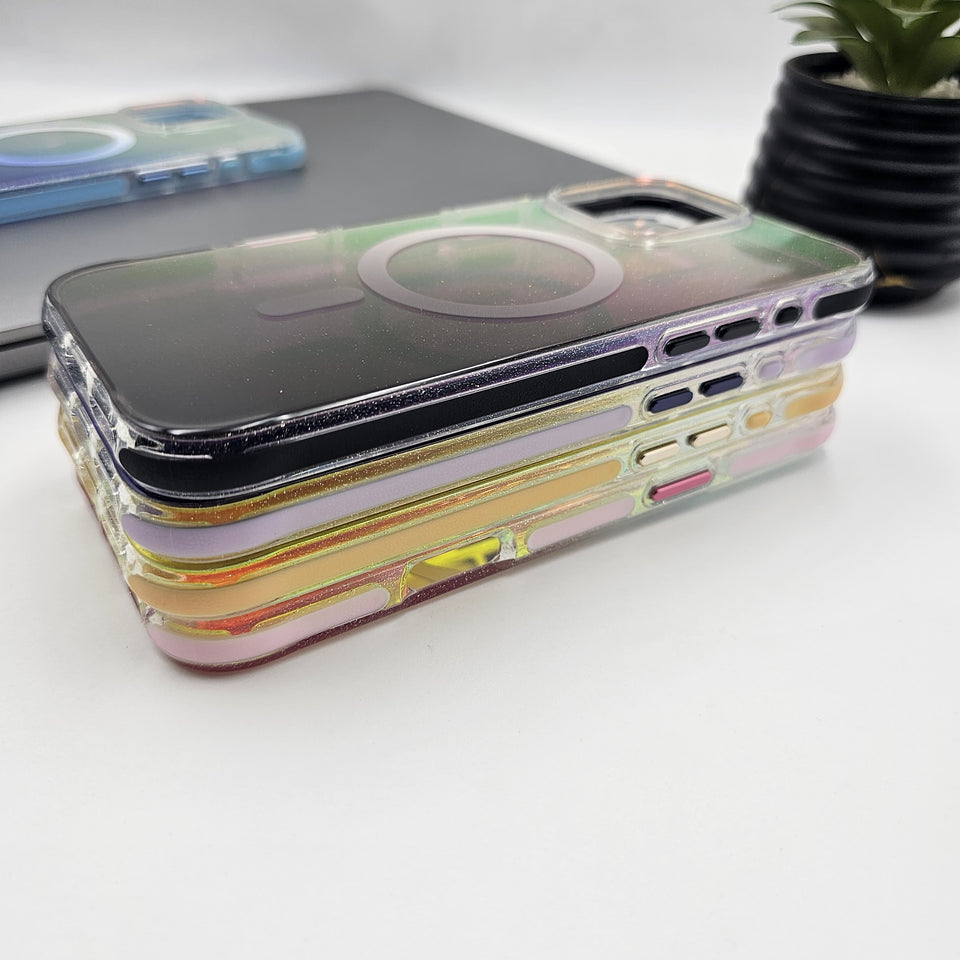 iPhone 16 Series Iridescent Translucent Magsafe Case