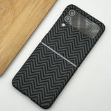 Samsung Galaxy Z Flip 3 Zigzag Carbon Fibre Pattern Texture Case Cover Clearance Sale