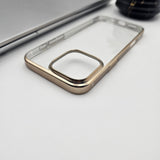 iPhone Crystal Clear Chrome Electroplated Bumper Case Cover