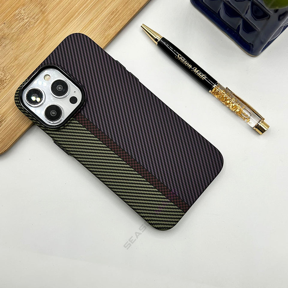 iPhone Premium Carbon Fiber Texture PC Hard Case Cover