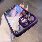 iPhone 14 Pro Max Purple Shimmer Camera Lens Protection Case Clearance Sale