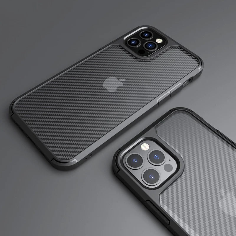 iPhone 11 Matte Carbon Fiber Design Shockproof Case Cover Clearance Sale