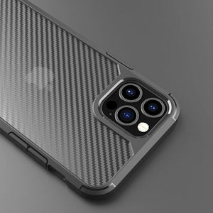 iPhone 11 Matte Carbon Fiber Design Shockproof Case Cover Clearance Sale