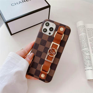 iPhone Luxury Brand Strap Holder Case Clearance Sale