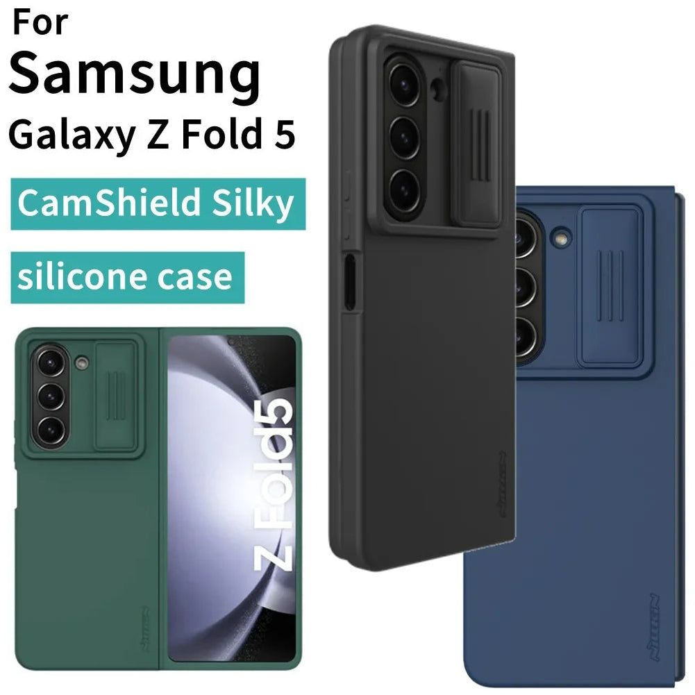 Samsung Galaxy Z Fold 5 Nillkin CamShield Silky Silicone Case Cover