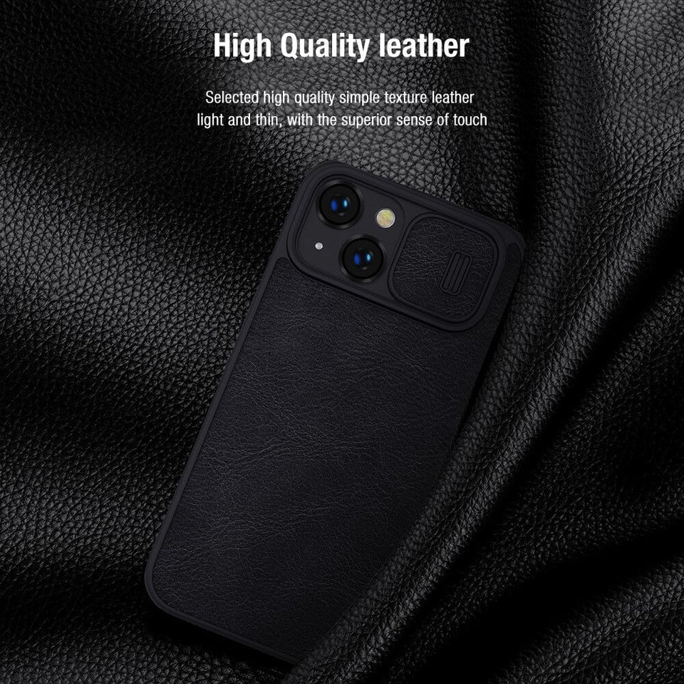 Iphone 13 Leather Case Camera Protection